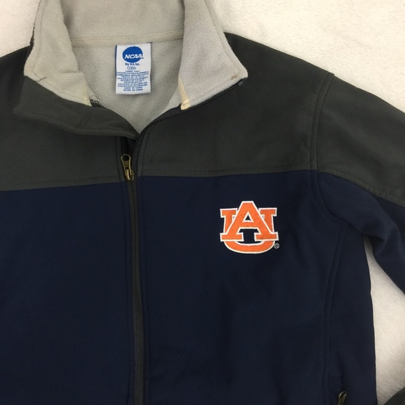 NCAA Sm Auburn Tigers Lightweight Full Zip Sweater - Picture 2 of 6
